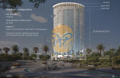 Apartment - 1 Bedroom - 2 Bathrooms for sale in Azure By Lapis - RAK Central - Ras Al Khaimah