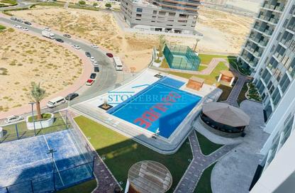 Apartment - Studio - 1 Bathroom for rent in Wavez Residence - Liwan - Dubai Land - Dubai