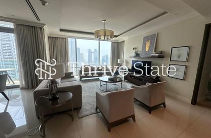 Apartment - 3 - 4 for rent in The Address Residence Fountain Views 2 - The Address Residence Fountain Views - Downtown Dubai - Dubai