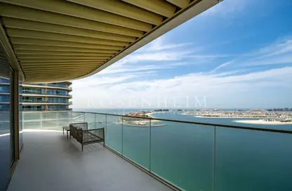 Apartment - 3 Bedrooms - 4 Bathrooms for rent in Grand Bleu Tower 1 - EMAAR Beachfront - Dubai Harbour - Dubai