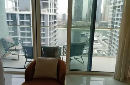 Apartment - 1 Bedroom - 2 Bathrooms for rent in Grand Bleu Tower 2 - EMAAR Beachfront - Dubai Harbour - Dubai