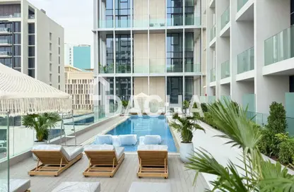 Apartment - 1 Bedroom - 2 Bathrooms for rent in Hyde Walk - Jumeirah Garden City - Al Satwa - Dubai