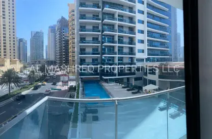 شقة - غرفة نوم - 2 حمامات للايجار في A برج الجواهر - أبراج الجواهر التوأم - دبي مارينا - دبي