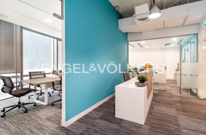 Office Space - Studio - 1 Bathroom for rent in North Tower - Emirates Financial Towers - DIFC - Dubai