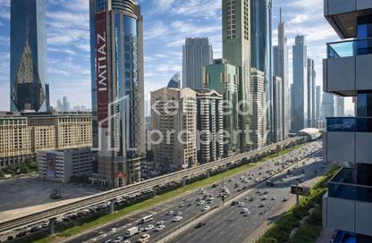 مكتب - استوديو للايجار في برج الموسى 1 - أبراج الموسى - شارع الشيخ زايد - دبي