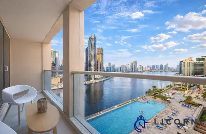 شقة - غرفة نوم - 1 حمام للبيع في برج تشرشل السكني - أبراج تشرشل - الخليج التجاري - دبي