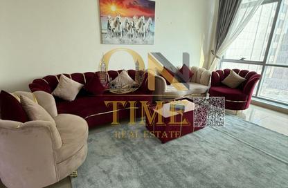 Apartment - 1 Bedroom - 2 Bathrooms for rent in Ajman Corniche Residences - Ajman Corniche Road - Ajman