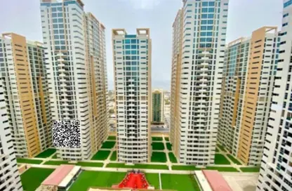 شقة - 2 غرف نوم - 3 حمامات للايجار في أبراج عجمان وان - الصوان - عجمان