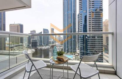Apartment - 2 Bedrooms - 2 Bathrooms for rent in Continental Tower - Dubai Marina - Dubai