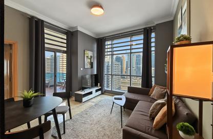 Apartment - 1 - 2 for rent in Zumurud Tower - Dubai Marina - Dubai