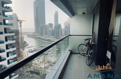 Apartment - 1 Bedroom - 2 Bathrooms for sale in Escan Tower - Dubai Marina - Dubai