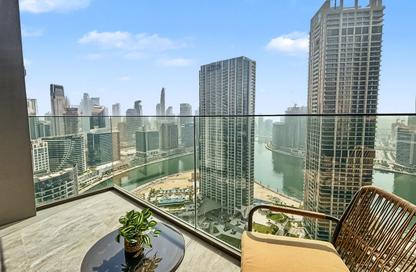 Apartment - Studio - 1 for rent in Peninsula Two - Peninsula - Business Bay - Dubai