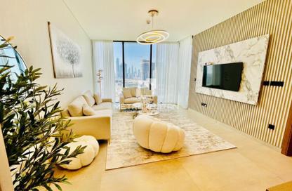 Apartment - 1 - 2 for rent in Waves Grande - Sobha Hartland - Mohammed Bin Rashid City - Dubai