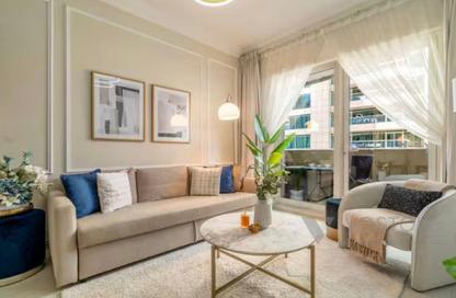 Apartment - 1 Bedroom - 2 Bathrooms for sale in Manchester Tower - Dubai Marina - Dubai