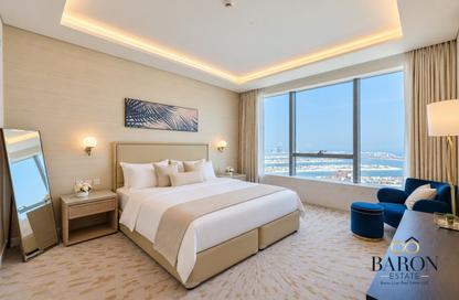 Apartment - 1 - 1 for rent in The Palm Tower - Palm Jumeirah - Dubai