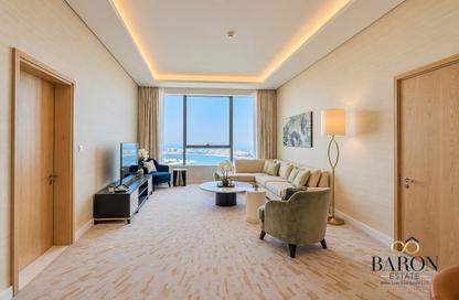 Apartment - 1 - 1 for rent in The Palm Tower - Palm Jumeirah - Dubai