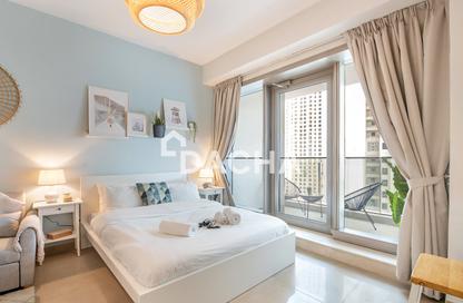 Apartment - Studio - 1 for rent in Sparkle Tower 2 - Sparkle Towers - Dubai Marina - Dubai