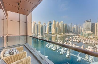 Apartment - 3 - 3 for sale in Marina View Tower A - Marina View - Dubai Marina - Dubai