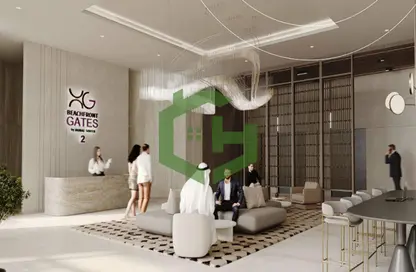 شقة - غرفة نوم - 2 حمامات للبيع في بيتشفرونت جيتس المرحلة 2 - دبي الجنوب (مركز دبي العالمي) - دبي