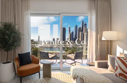 Apartment - 1 Bedroom - 1 Bathroom for rent in Grand Bleu Tower 1 - EMAAR Beachfront - Dubai Harbour - Dubai