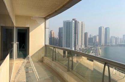 Apartment - 2 - 4 for rent in Al Shahd Tower - Al Khan Lagoon - Al Khan - Sharjah