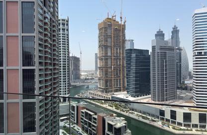 Apartment - Studio - 1 Bathroom for rent in Peninsula Four - Peninsula - Business Bay - Dubai