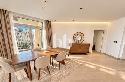 Apartment - 3 - 3 for rent in Al Anbara - Shoreline Apartments - Palm Jumeirah - Dubai
