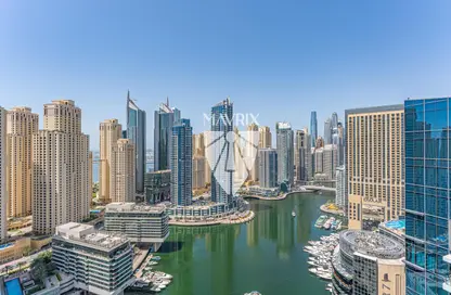 Apartment - 2 Bedrooms - 2 Bathrooms for rent in Silverene Tower A - Silverene - Dubai Marina - Dubai