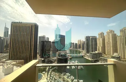 النزل و الشقق الفندقية - غرفة نوم - 2 حمامات للايجار في جي دبليو ماريوت هوتيل مارينا - دبي مارينا - دبي