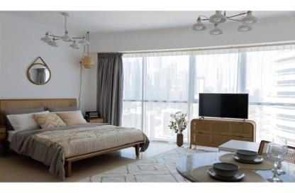 Apartment - Studio - 1 Bathroom for rent in Saba Tower 1 - JLT Cluster Q - Jumeirah Lake Towers - Dubai