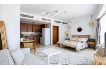 Apartment - Studio - 1 Bathroom for rent in Saba Tower 1 - JLT Cluster Q - Jumeirah Lake Towers - Dubai