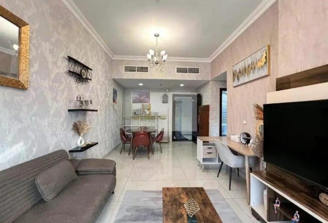 Furnished 1BR Apartment | With balcony | JVC photo 5
