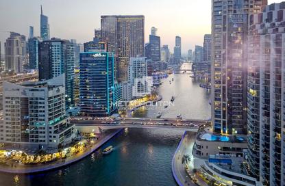 Apartment - 2 - 3 for rent in Fairfield Tower - Park Island - Dubai Marina - Dubai