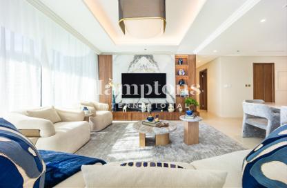Apartment - 3 - 3 for rent in Palace Beach Residence Tower 1 - Palace Beach Residence - Emaar Beachfront - Dubai Harbour - Dubai