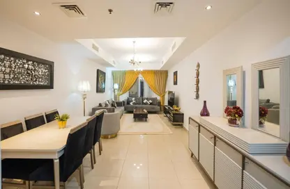 Apartment - 1 Bedroom - 2 Bathrooms for rent in Beach Tower 2 - Al Khan Lagoon - Al Khan - Sharjah