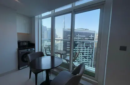 Apartment - Studio - 1 Bathroom for rent in Damac Maison Prive B - Damac Maison Prive - Business Bay - Dubai