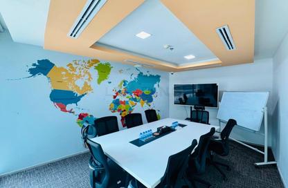 Business Centre - Studio - 2 Bathrooms for rent in The Binary Tower - Business Bay - Dubai