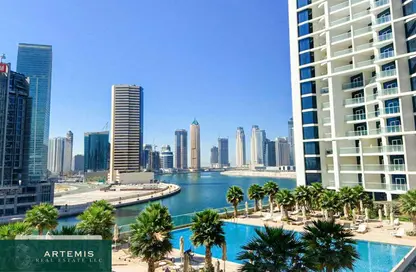 Apartment - Studio - 1 Bathroom for rent in Damac Maison Prive B - Damac Maison Prive - Business Bay - Dubai