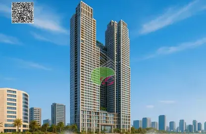 شقة - غرفة نوم - 2 حمامات للبيع في برج موجان - طريق كورنيش عجمان - عجمان