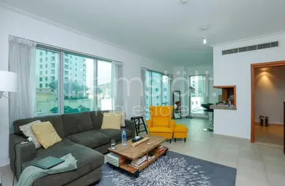 Apartment - 1 Bedroom - 2 Bathrooms for rent in Shemara Tower - Marina Promenade - Dubai Marina - Dubai