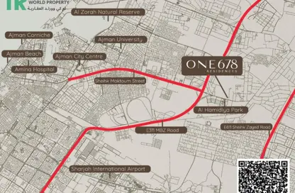 Apartment - 2 Bedrooms - 3 Bathrooms for sale in One 678 Residences - Al Amerah - Ajman