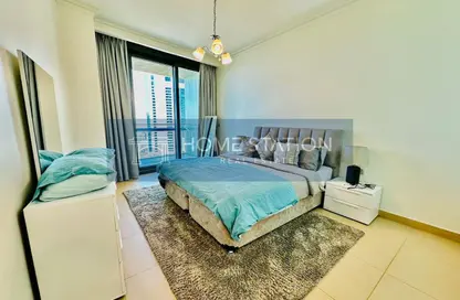 شقة - غرفة نوم - 2 حمامات للايجار في برج فيستا 2 - برج فيستا - وسط مدينة دبي - دبي