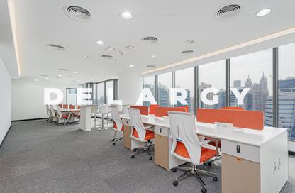 Office Space - Studio - 1 Bathroom for rent in I Rise Tower - Barsha Heights (Tecom) - Dubai
