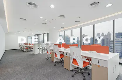 Office Space - Studio - 1 Bathroom for rent in I Rise Tower - Barsha Heights (Tecom) - Dubai