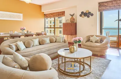 Apartment - 2 Bedrooms - 3 Bathrooms for rent in Rimal 4 - Rimal - Jumeirah Beach Residence - Dubai