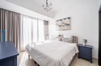 شقة - غرفة نوم - 2 حمامات للايجار في B برج سيلفرين - سيلفيرين - دبي مارينا - دبي