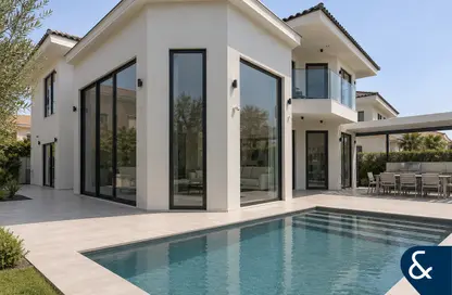 Villa - 4 Bedrooms - 6 Bathrooms for rent in Garden Homes Frond B - Garden Homes - Palm Jumeirah - Dubai