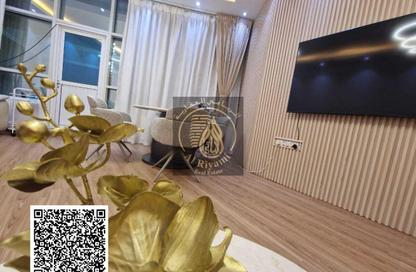 Full Floor - 2 Bedrooms - 3 Bathrooms for sale in Orient Tower 1 - Orient Towers - Al Bustan - Ajman
