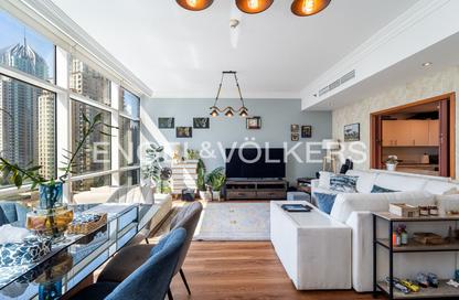 Apartment - 2 - 3 for rent in MAG 218 - Dubai Marina - Dubai