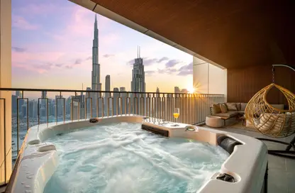 Apartment - 3 Bedrooms - 3 Bathrooms for rent in Downtown Views II Tower 1 - Downtown Views II - Zabeel 2 - Zabeel - Dubai